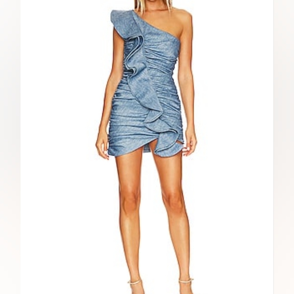 BRAND NEW Ronny Kobo light indigo dress